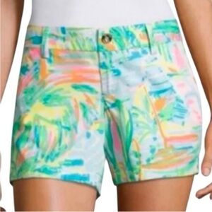 Lilly Pulitzer Callahan  Multicolor 5" Shorts Size 4